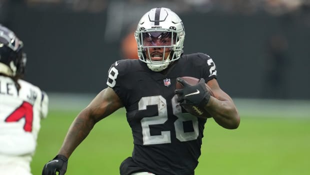 Josh Jacobs, Las Vegas Raiders, Houston Texans